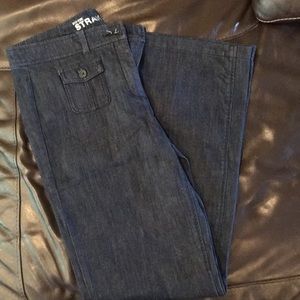 New York & Company Jeans - Denim straight leg jean size 10 tall New York & Company Jeans - Denim straight leg jean size 10 tall